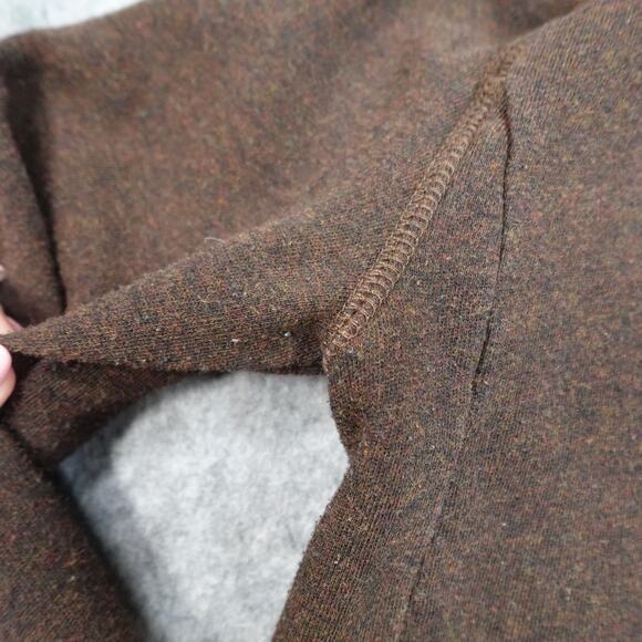 Ralph Lauren Sweater Girls Large Open Front Hooded Hoodie Cardigan Brown - Picture 4 of 9